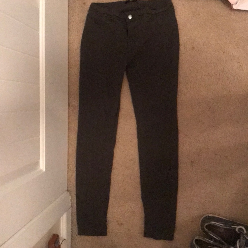 Army Green Stretch Pants
